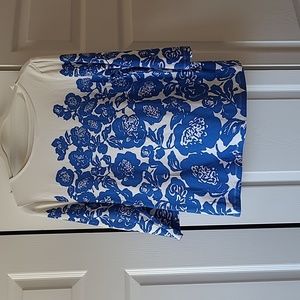 Isaac Mizrahi Live! Floral Printed Top (M)